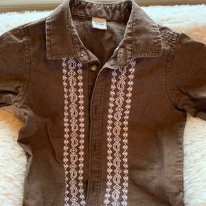 Toddler Guayabera shirt